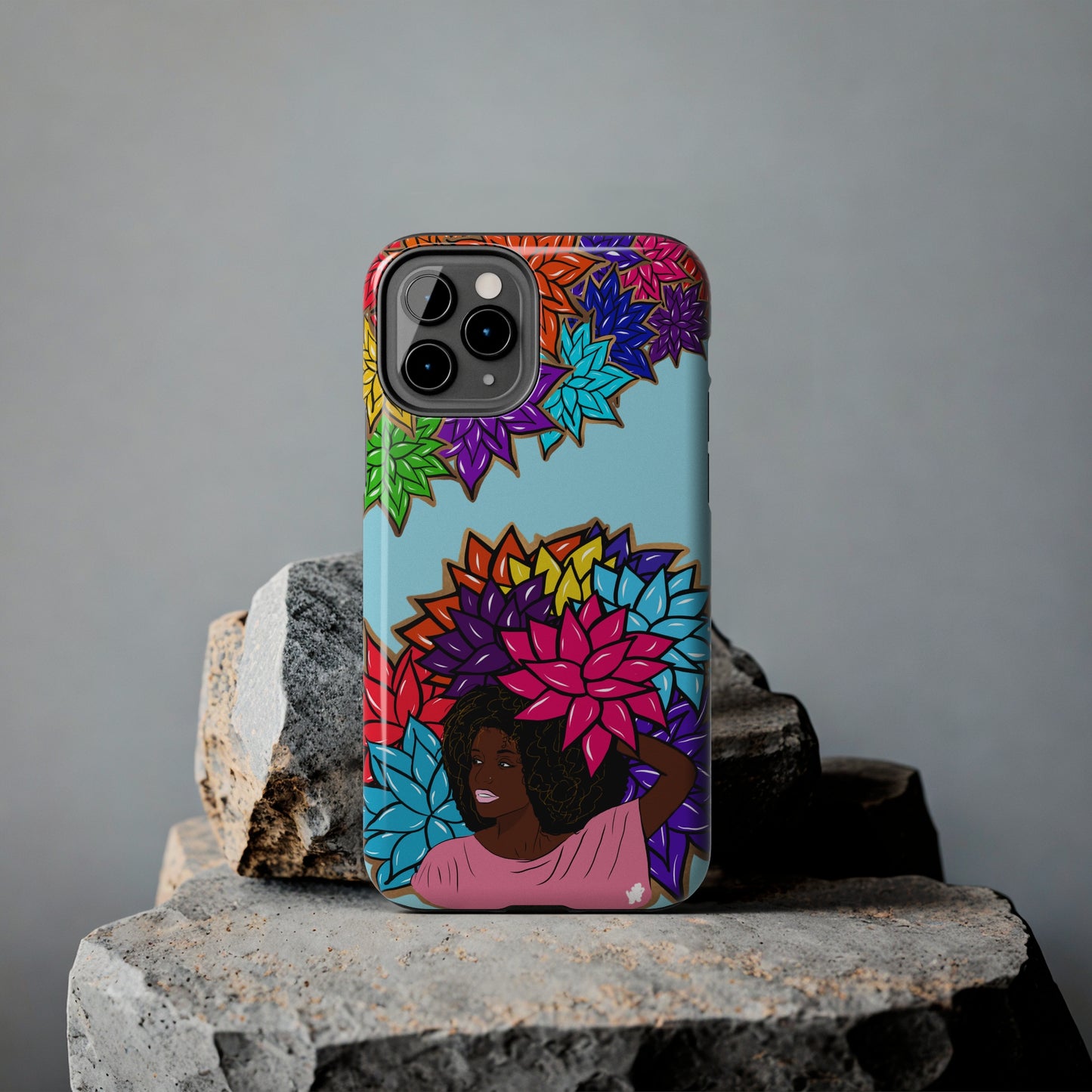 Beauty with Flowers - Tough Phone Cases