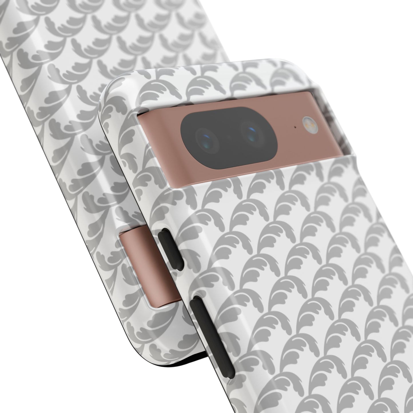 Beautiful Beloved Flourish (silver/white) - Tough Phone Cases