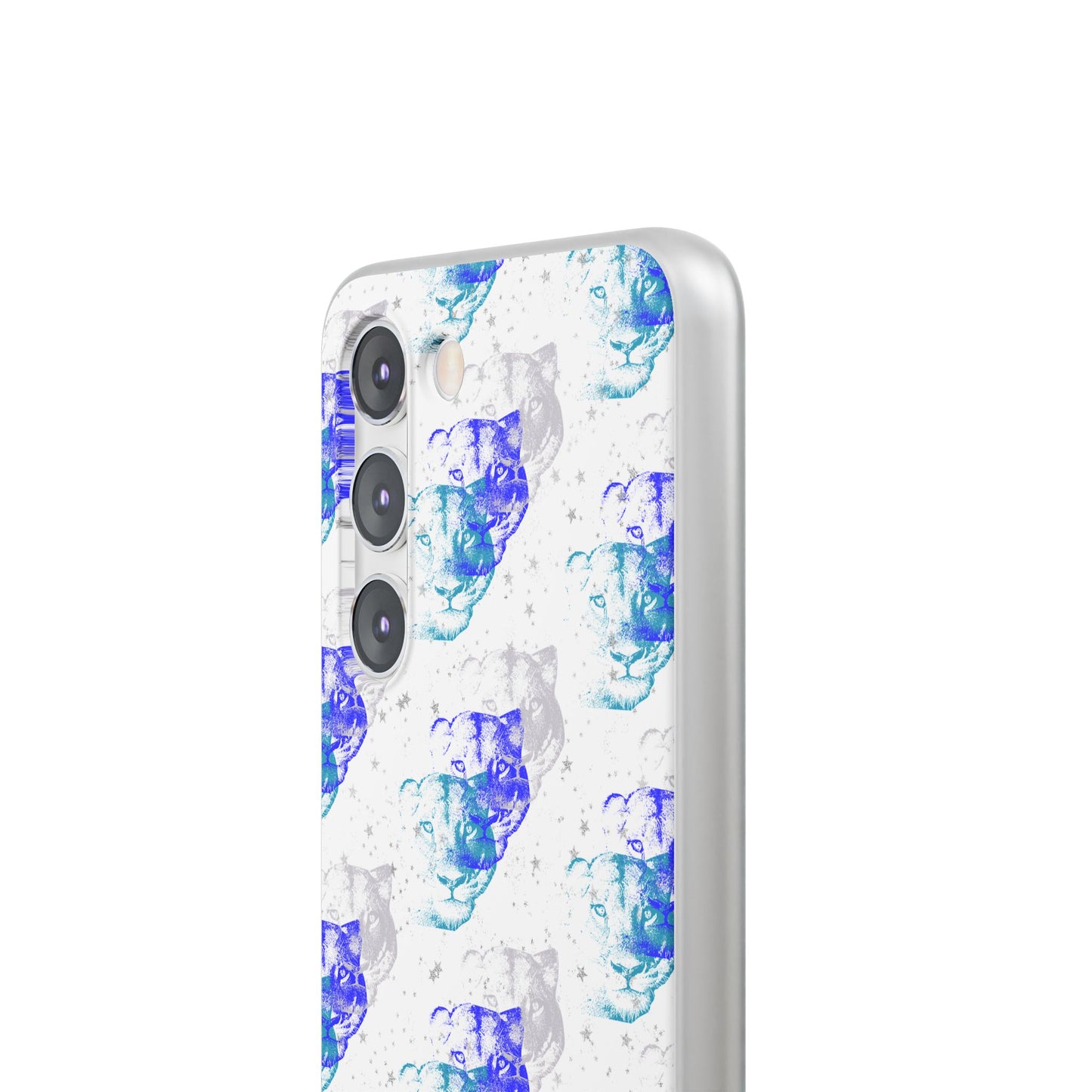 Lioness Arising (white/blue) - Flexi Phone Cases