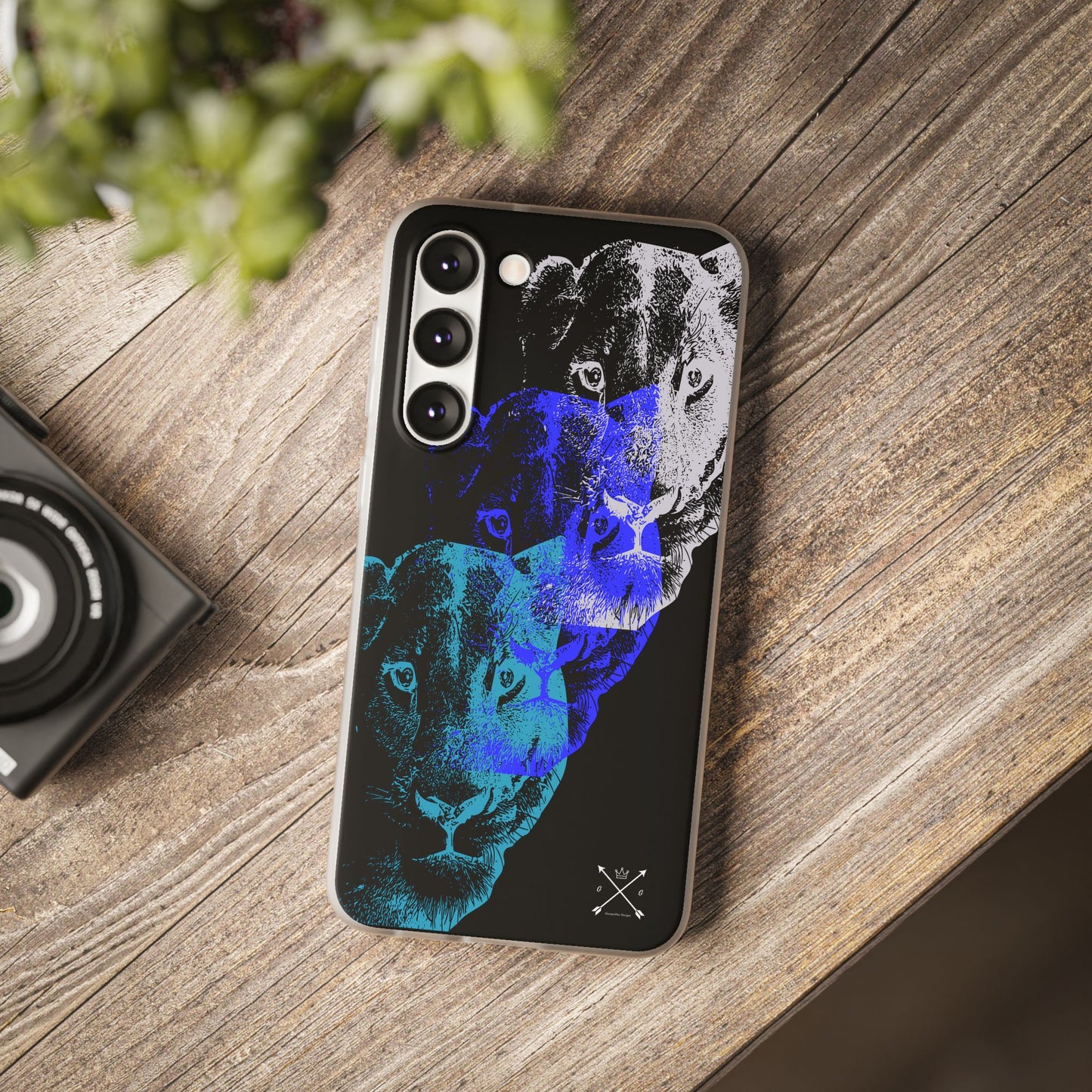 Lioness Arising (black/blue/silver) - Flexi Cases