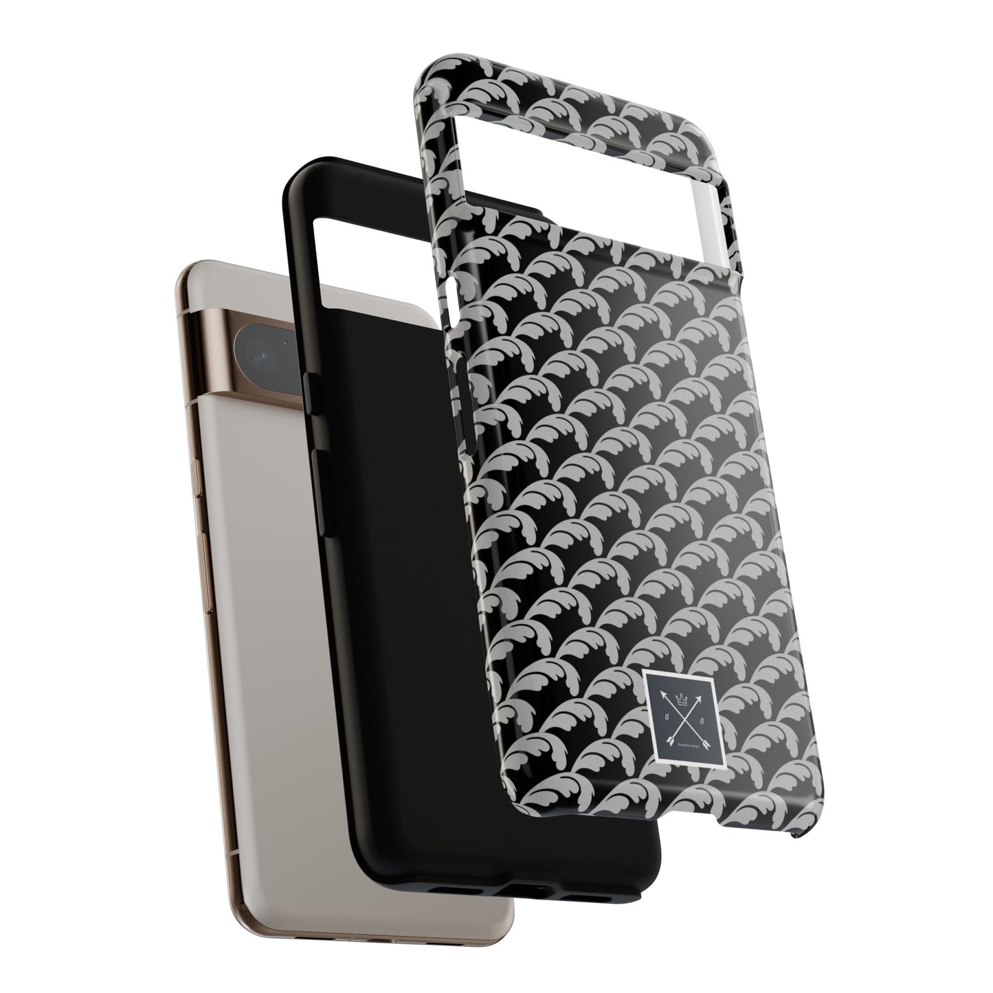 Beautiful Beloved One Flourish (black/silver) - Tough Phone Cases
