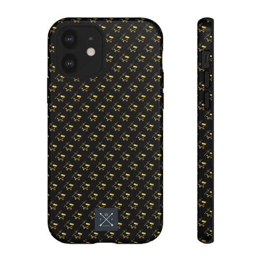 Gold and Bold Warrior Pattern - Tough Phone Cases