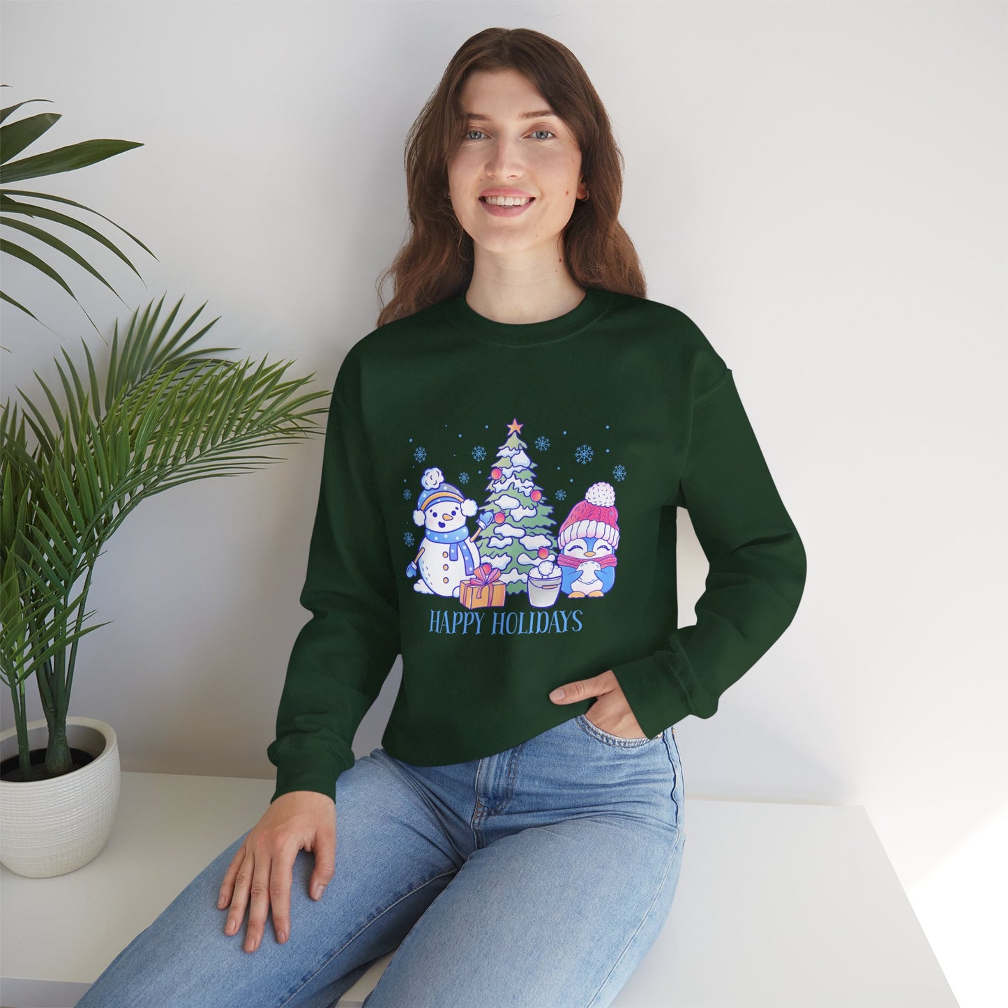 Happy Holidays - Unisex Heavy Blend™ Crewneck Sweatshirt