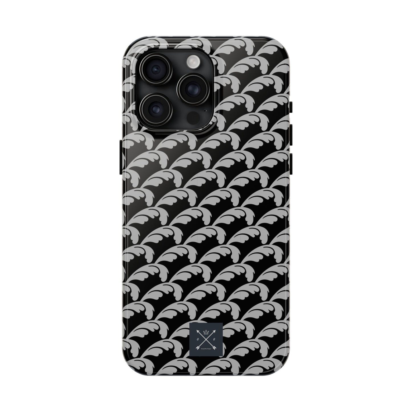 Beautiful Beloved One Flourish (silver/black) - Tough Phone Cases