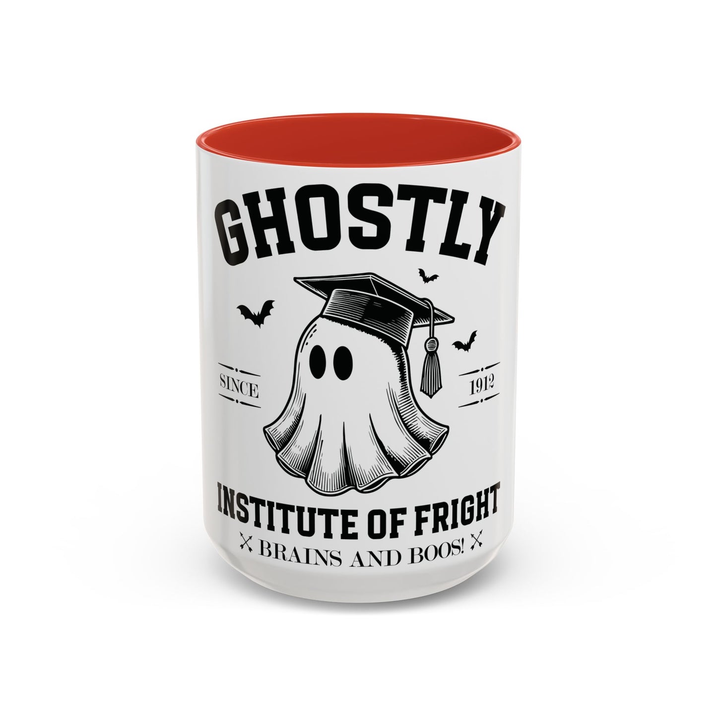 Ghostly Institute of Fright - Accent Coffee Mug (11, 15oz)
