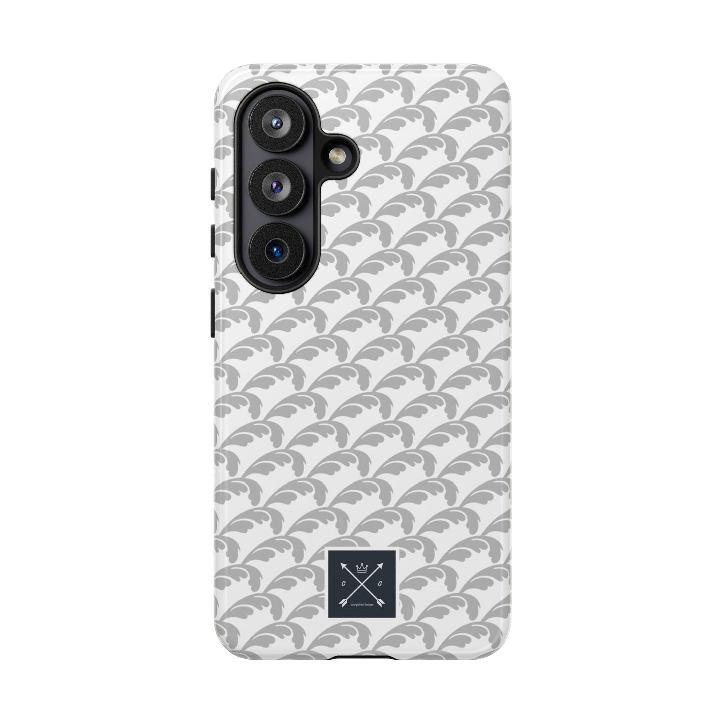 Beautiful Beloved Flourish (silver/white) - Tough Phone Cases