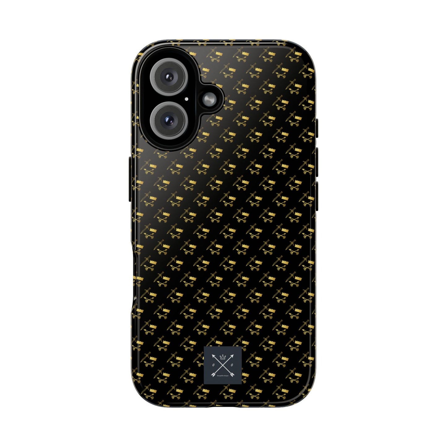 Gold and Bold Warrior Pattern - Tough Phone Cases