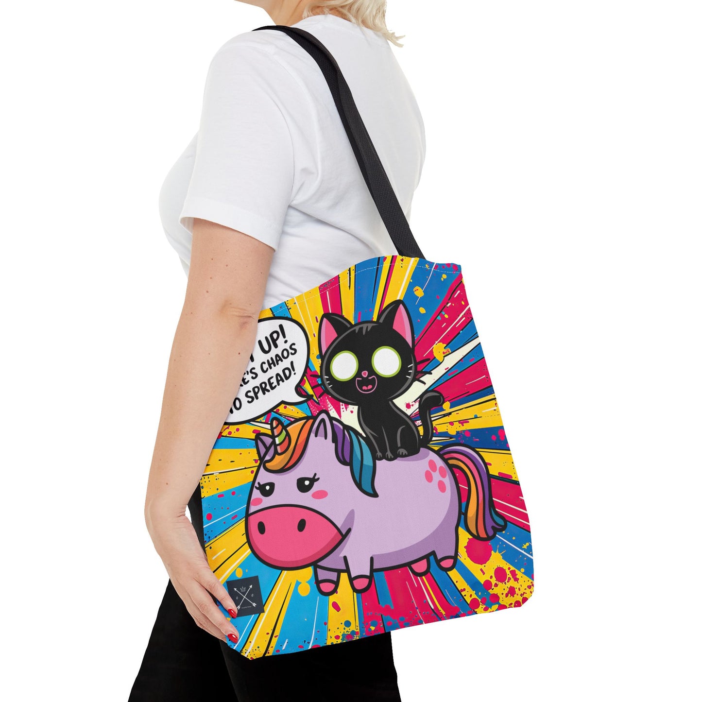 Giddy Up There's Chaos To Spread- Tote Bag