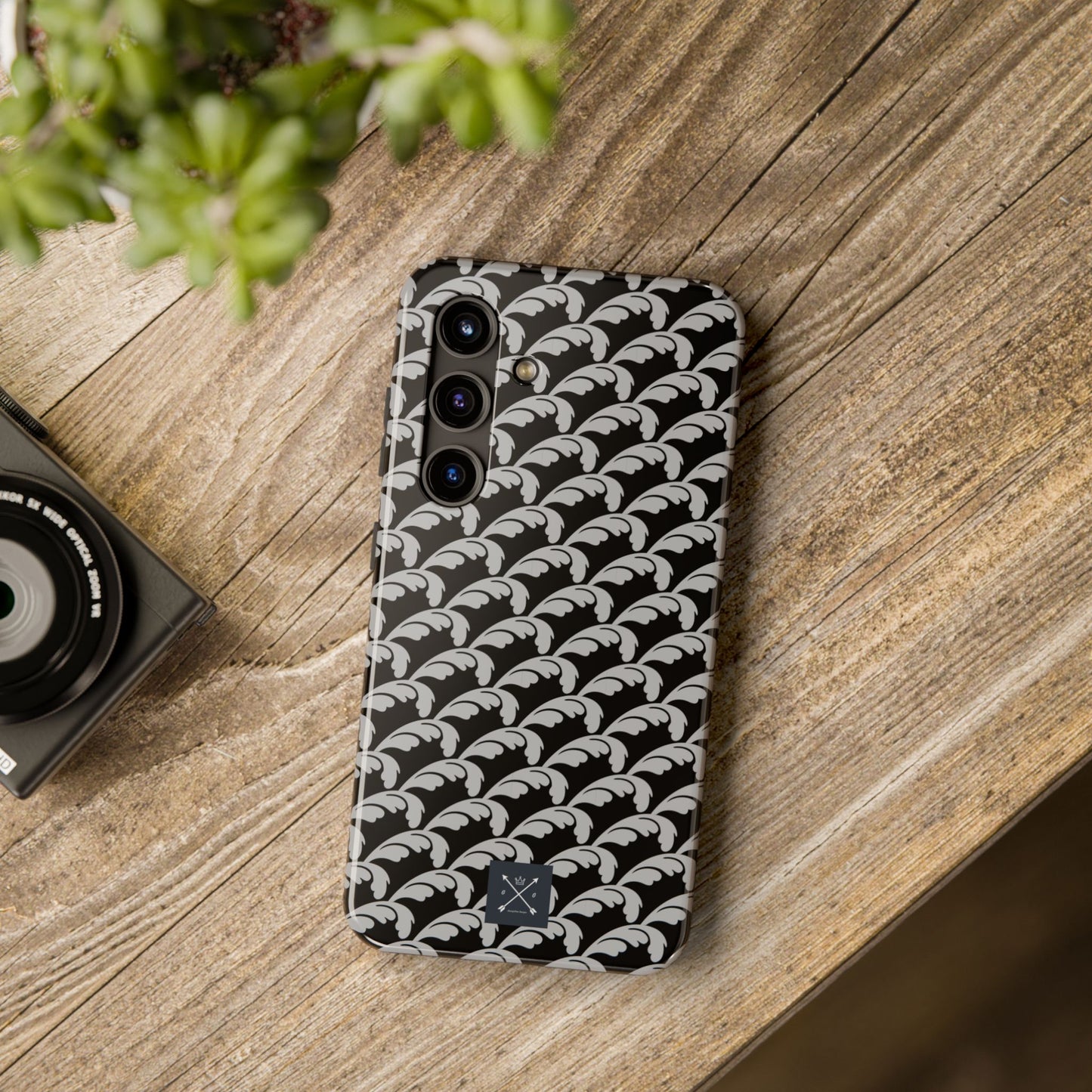 Beautiful Beloved One Flourish (silver/black) - Tough Phone Cases