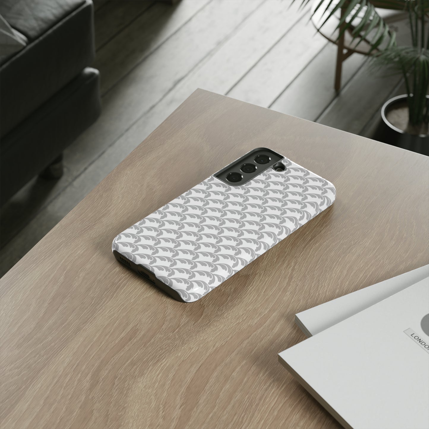 Beautiful Beloved Flourish (white/silver) - Tough Phone Cases