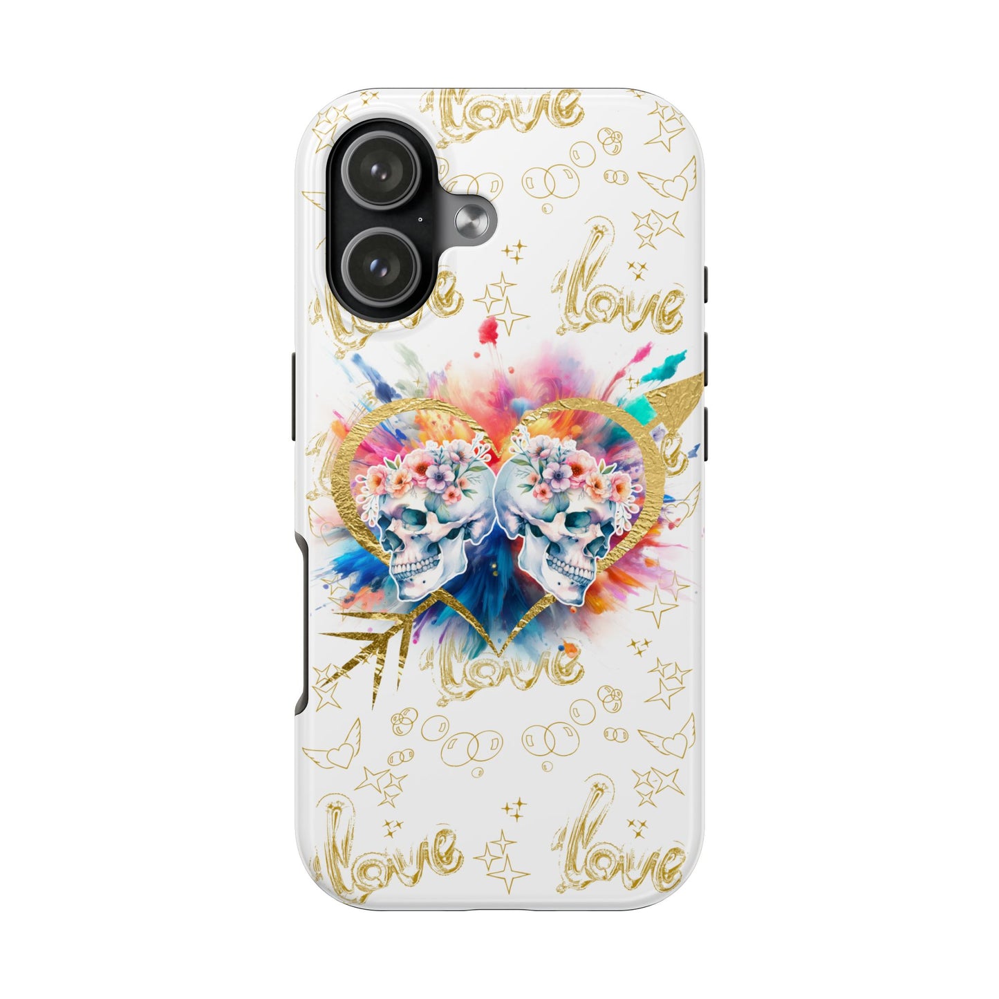 Love is Golden Watercolor - Tough Phone Cases