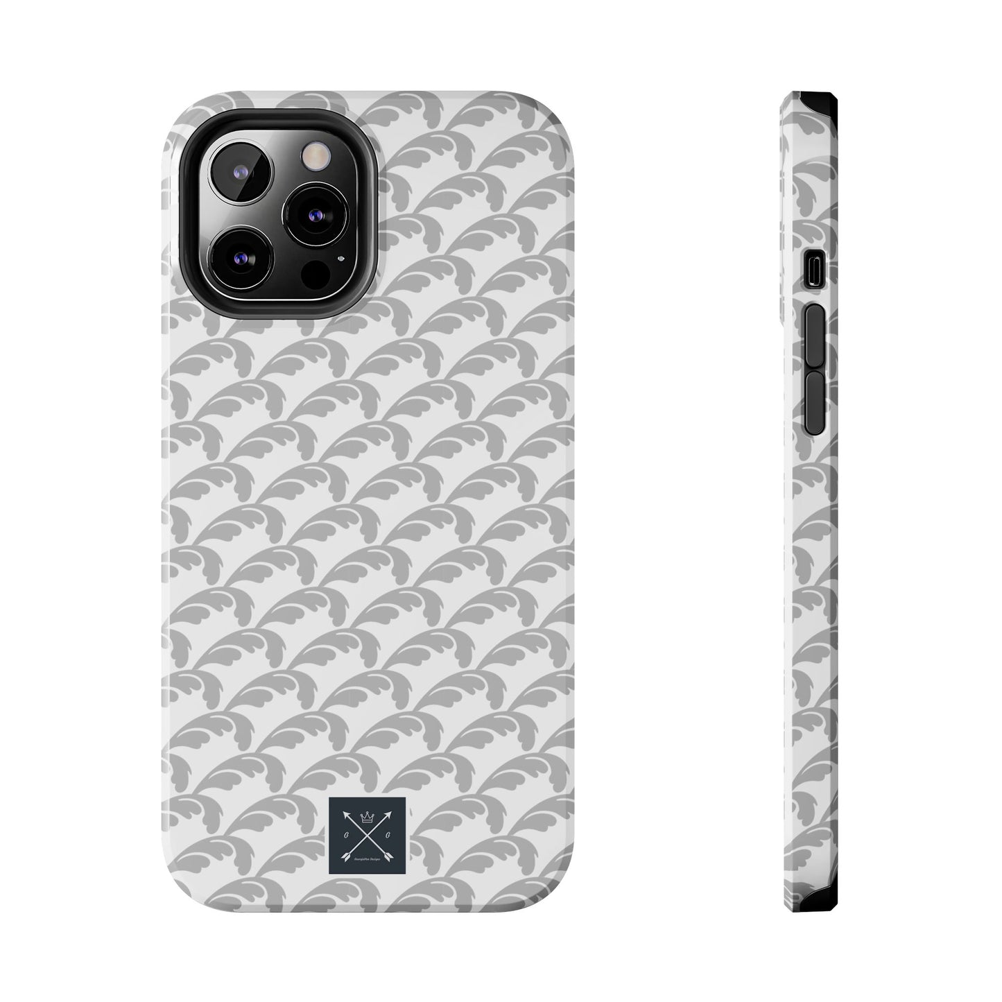 Beautiful Beloved Flourish (white/silver) - Tough Phone Cases