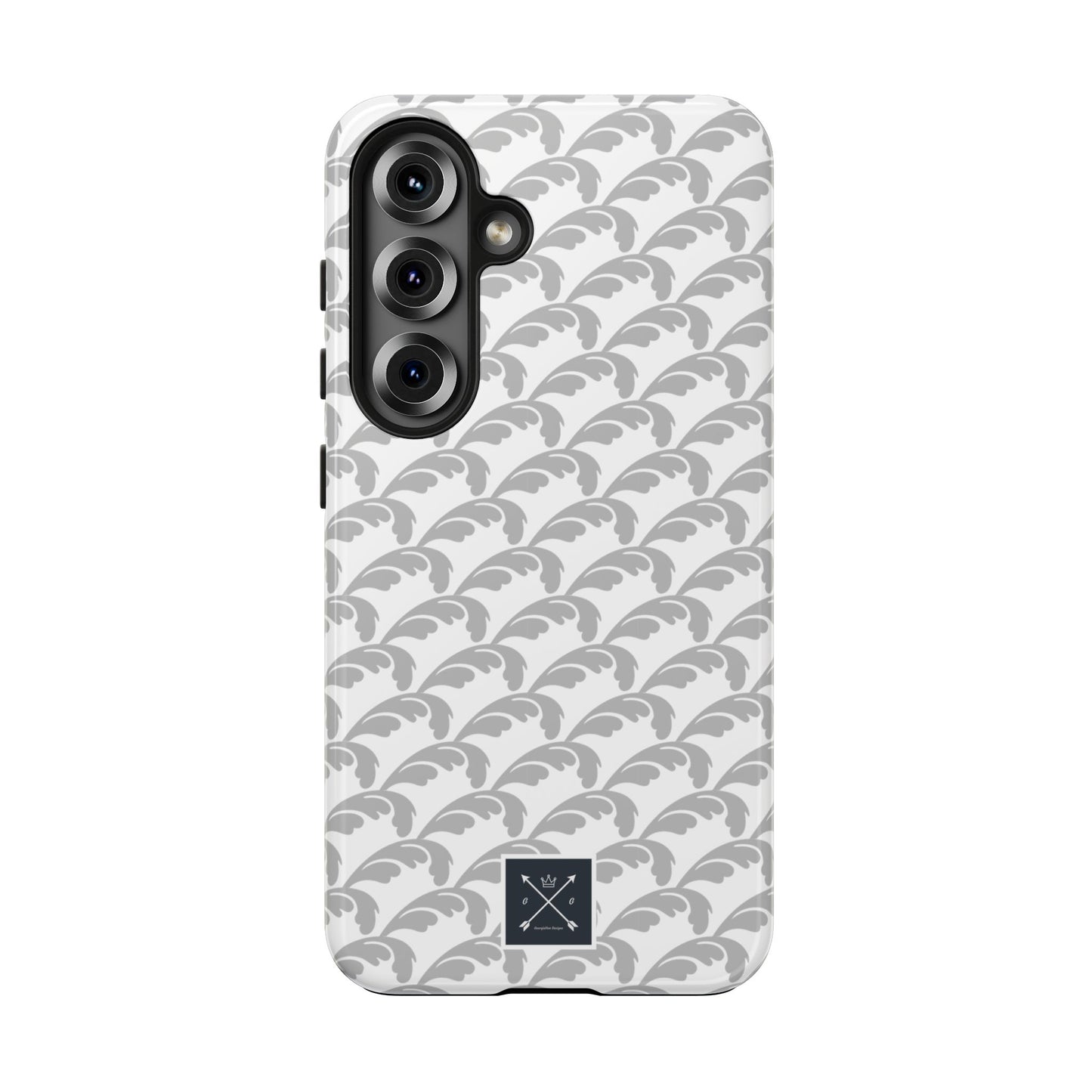 Beautiful Beloved Flourish (white/silver) - Tough Phone Cases