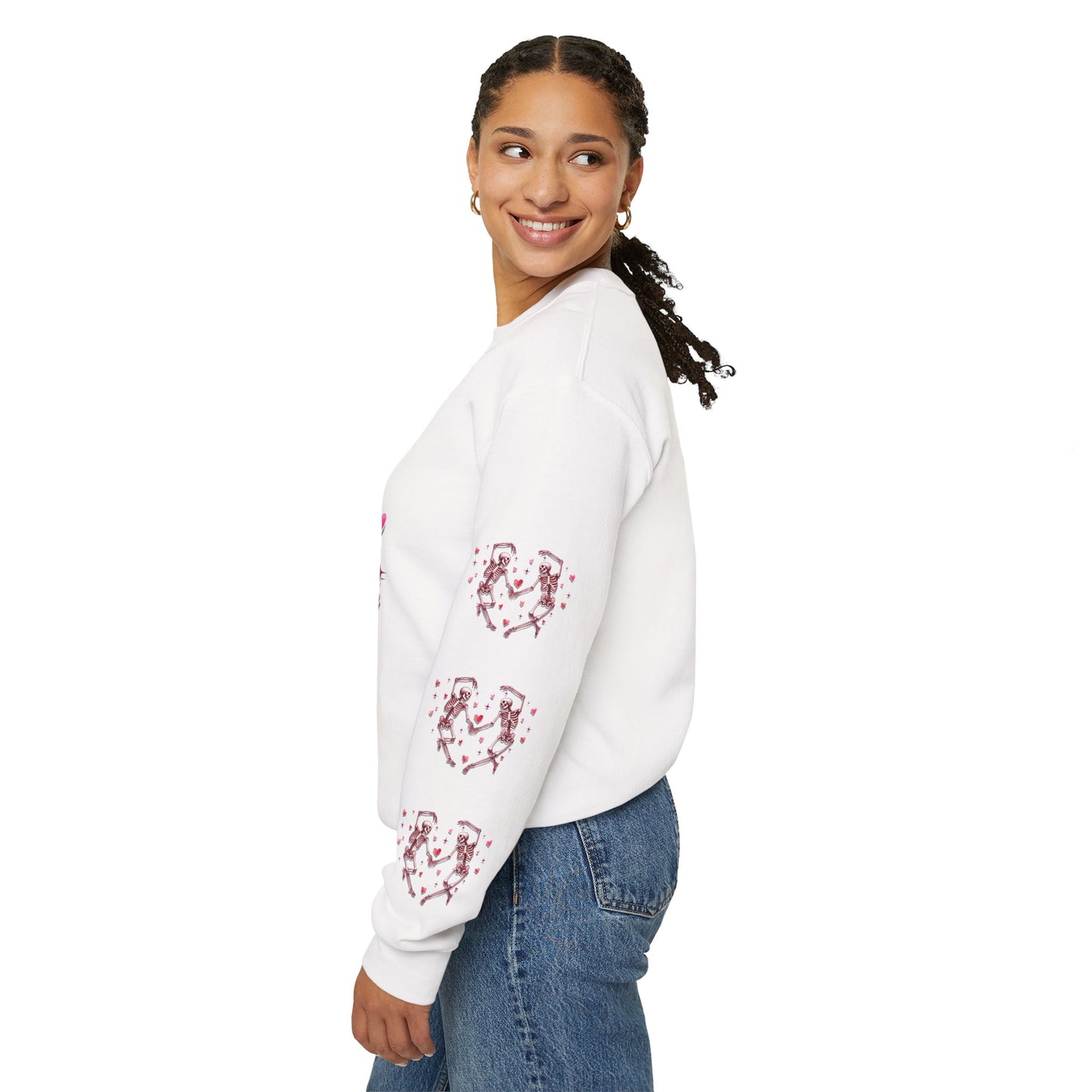 Dancing Skeleton Lovers - Crewneck Sweatshirt