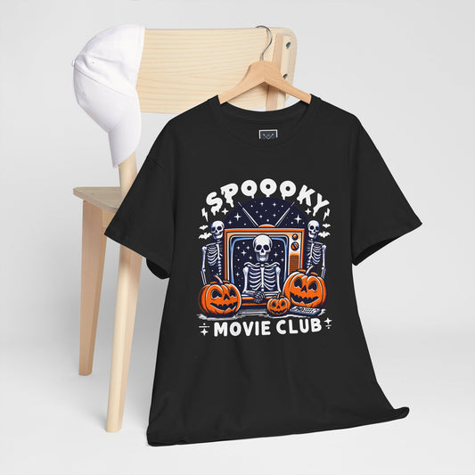 Spooky Movie Club -  Unisex Cotton Tee