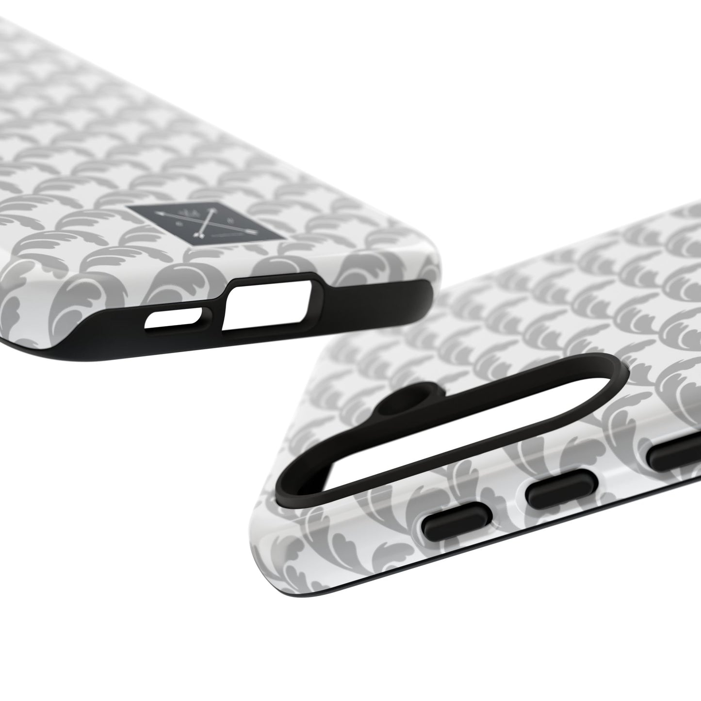Beautiful Beloved Flourish (silver/white) - Tough Phone Cases