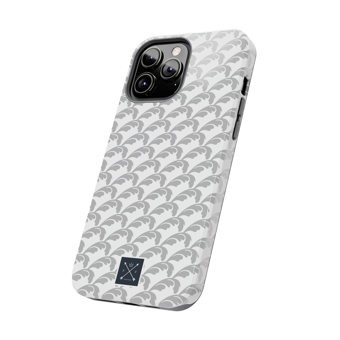 Beautiful Beloved Flourish (white/silver) - Tough Phone Cases
