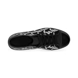 Women's Beautiful Beloved One (Silver and Black) -  High-top Sneakers