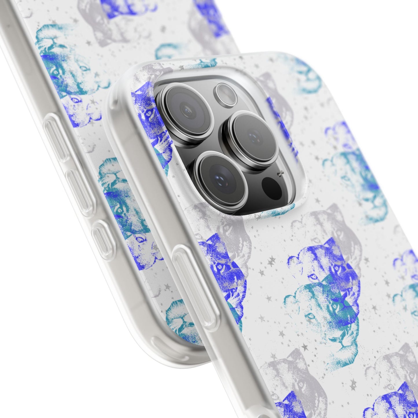 Lioness Arising (white/blue) - Flexi Phone Cases