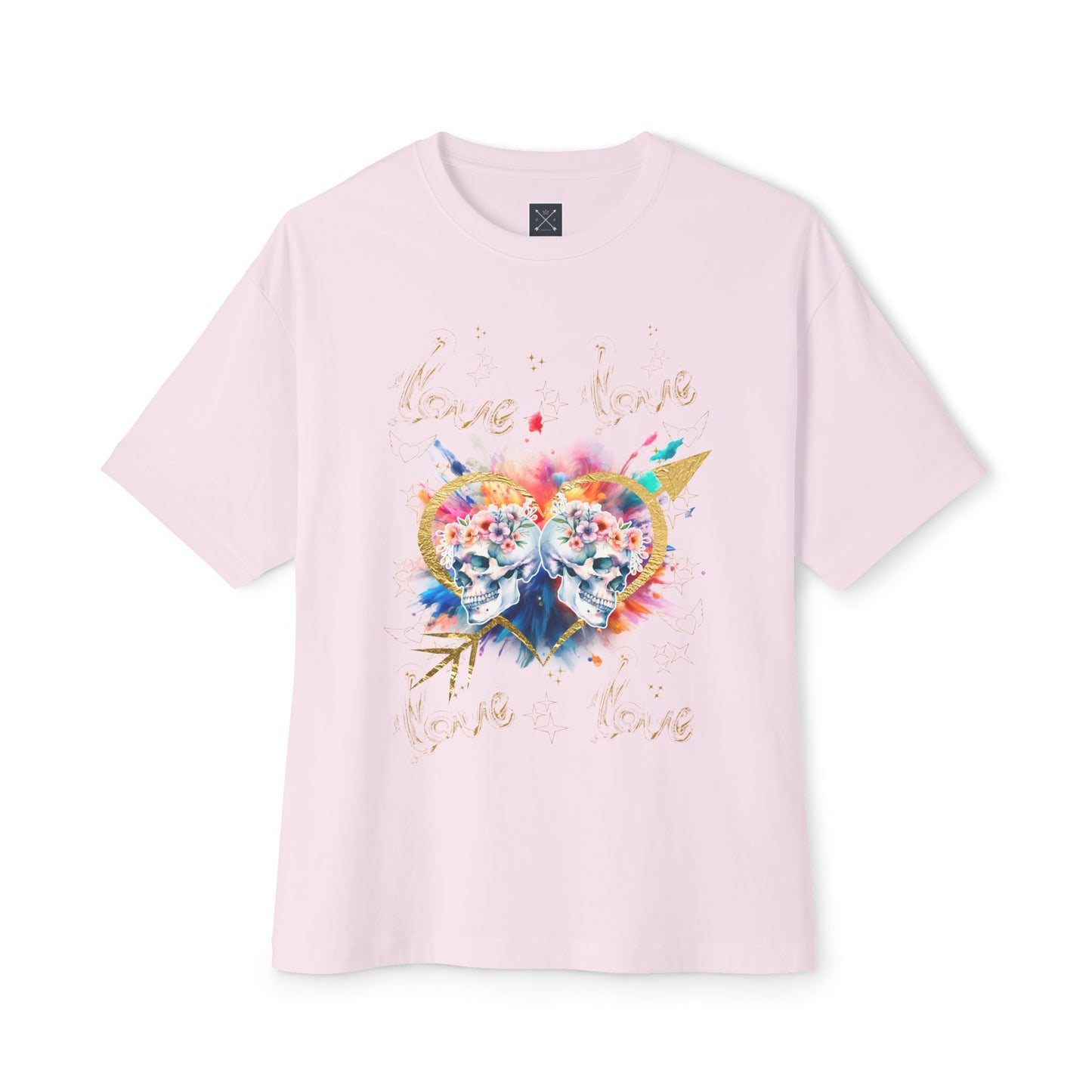 Love is Golden - Unisex Oversized Boxy Tee