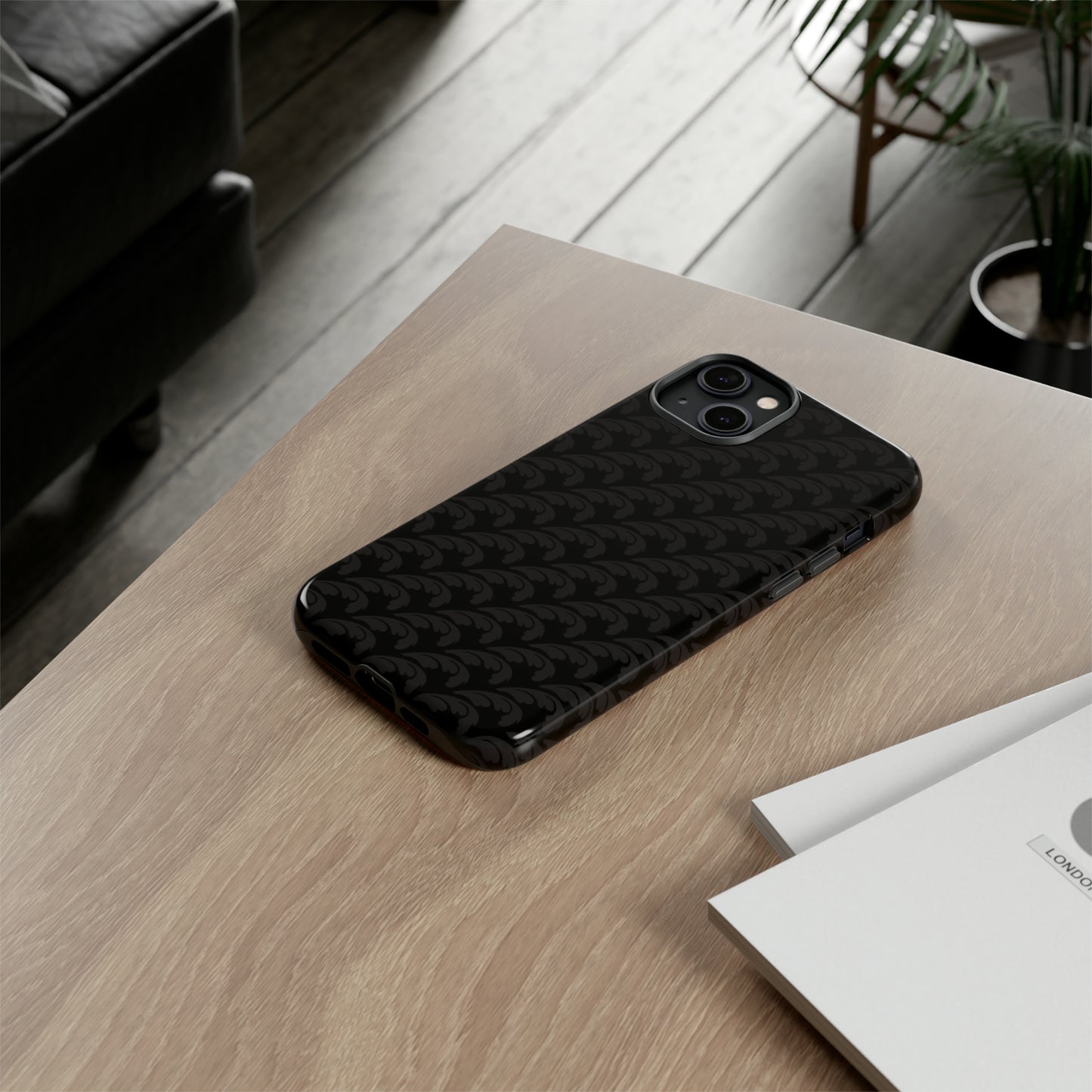 Beautiful Beloved One Flourish (black/black) - Tough Phone Cases