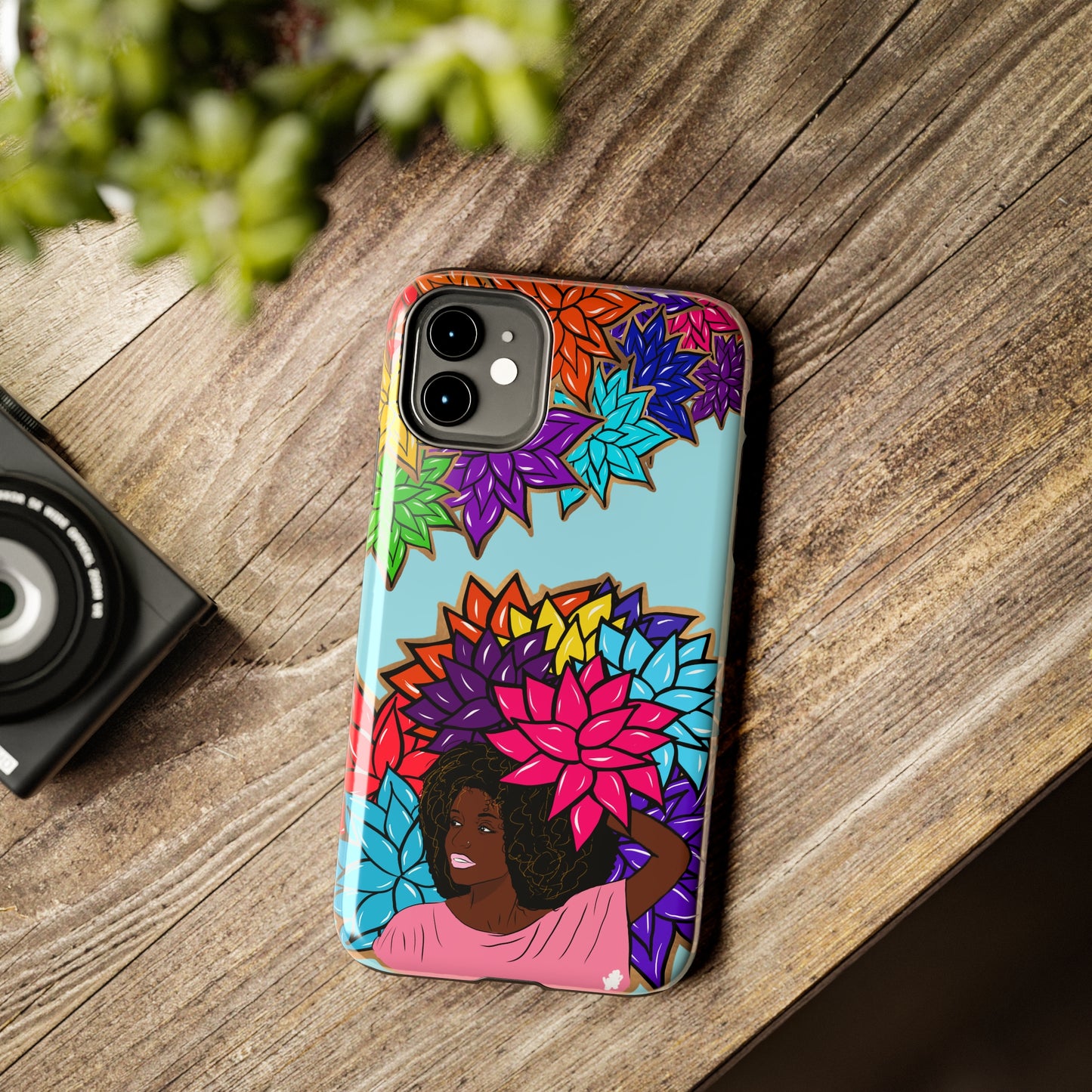 Beauty with Flowers - Tough Phone Cases