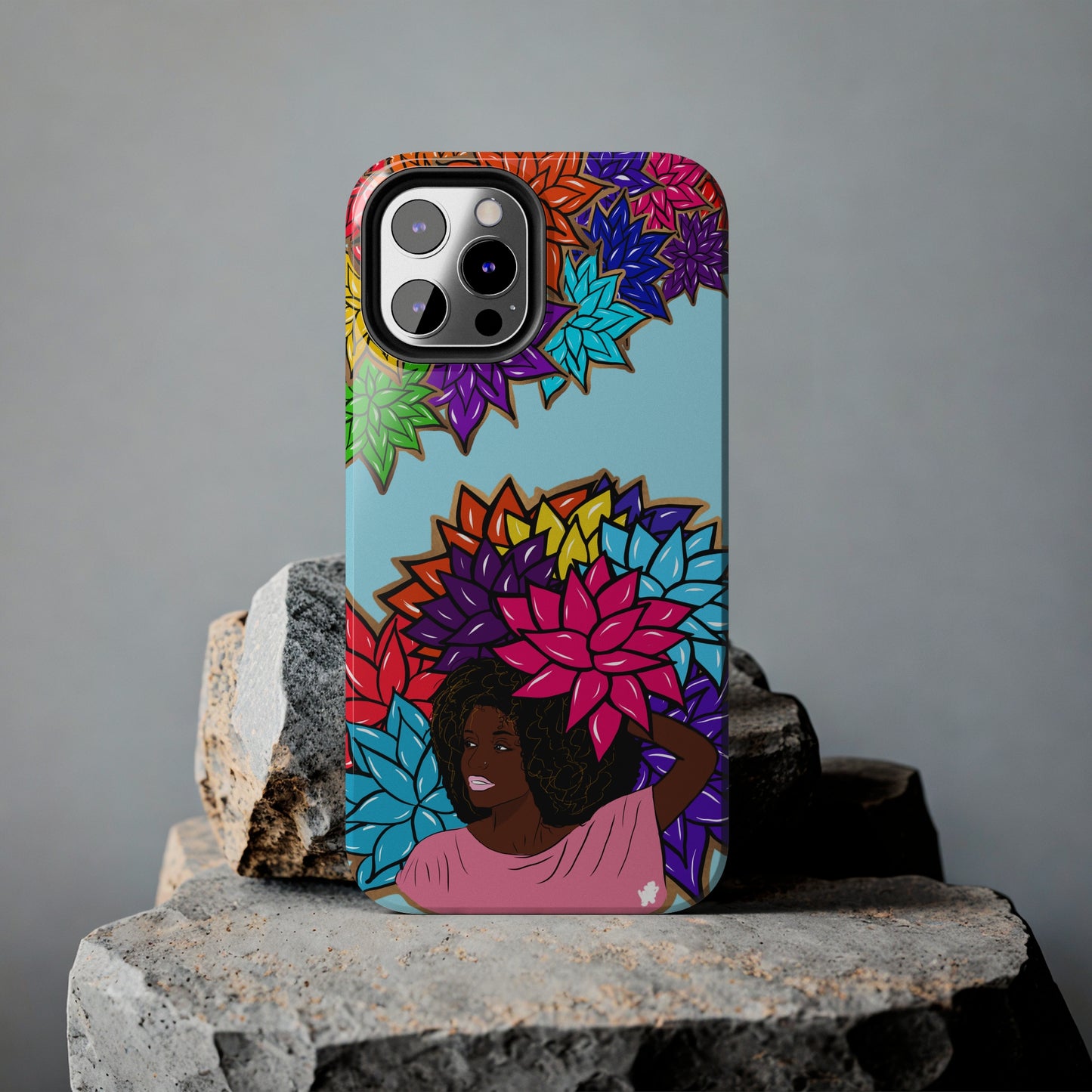 Beauty with Flowers - Tough Phone Cases