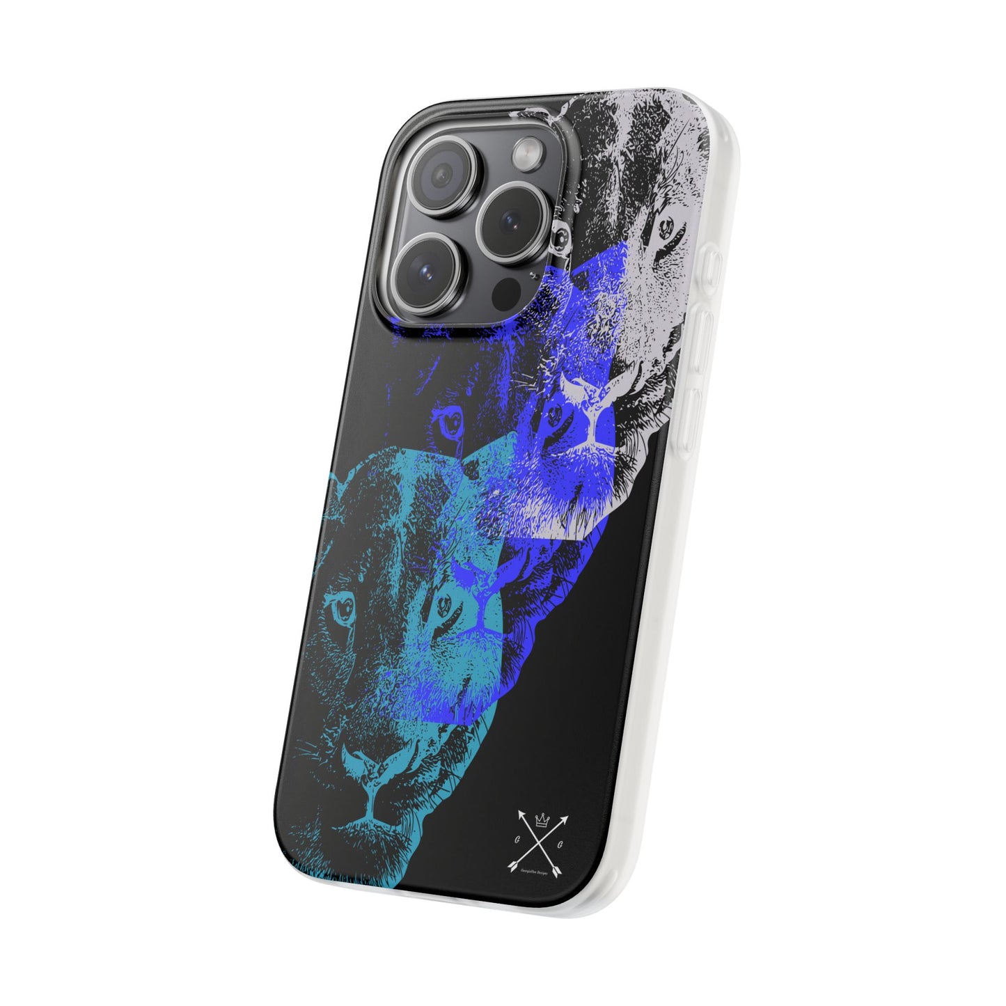 Lioness Arising (black/blue/silver) - Flexi Cases