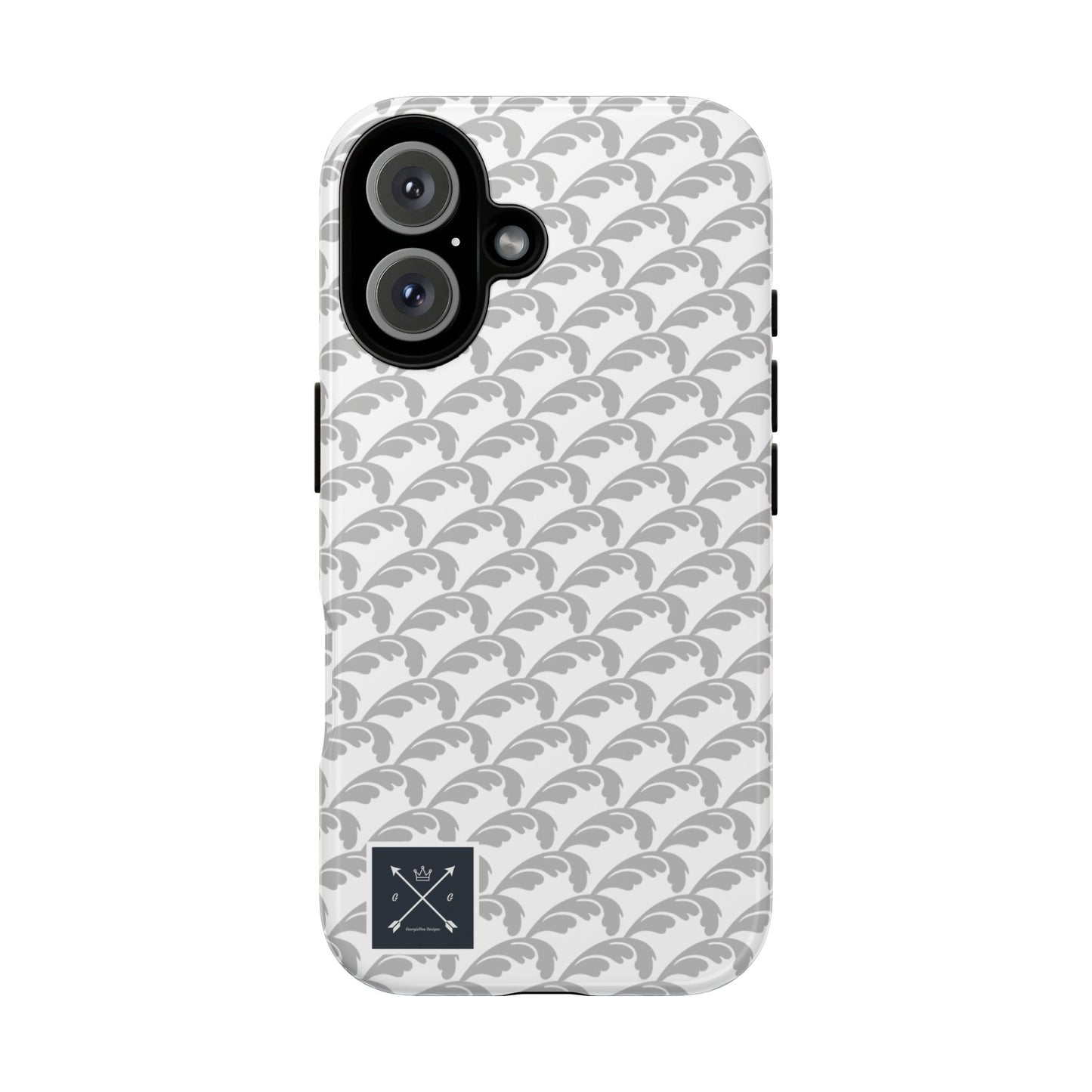Beautiful Beloved Flourish (silver/white) - Tough Phone Cases