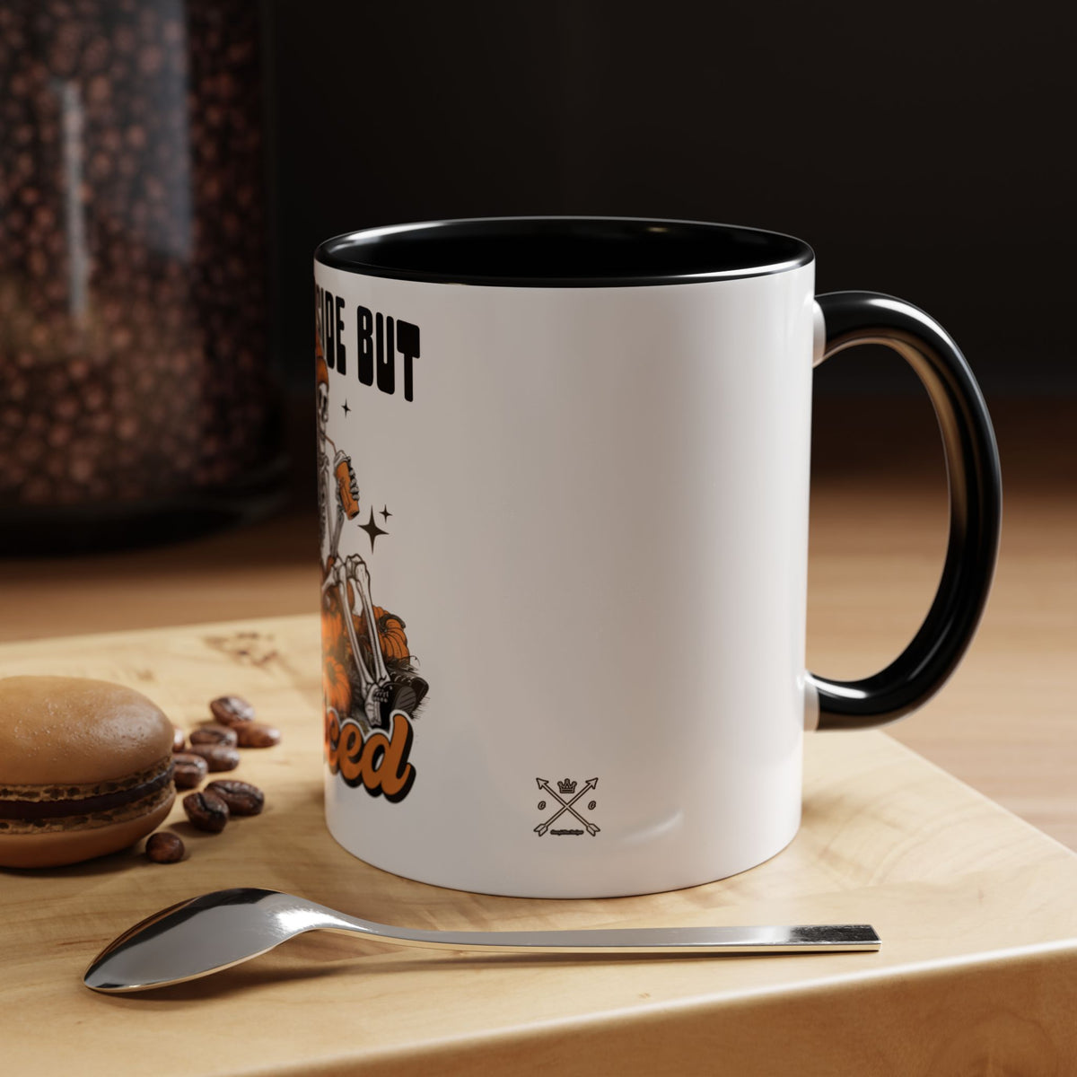 Dead Inside But Spiced - Accent Coffee Mug (11, 15oz)