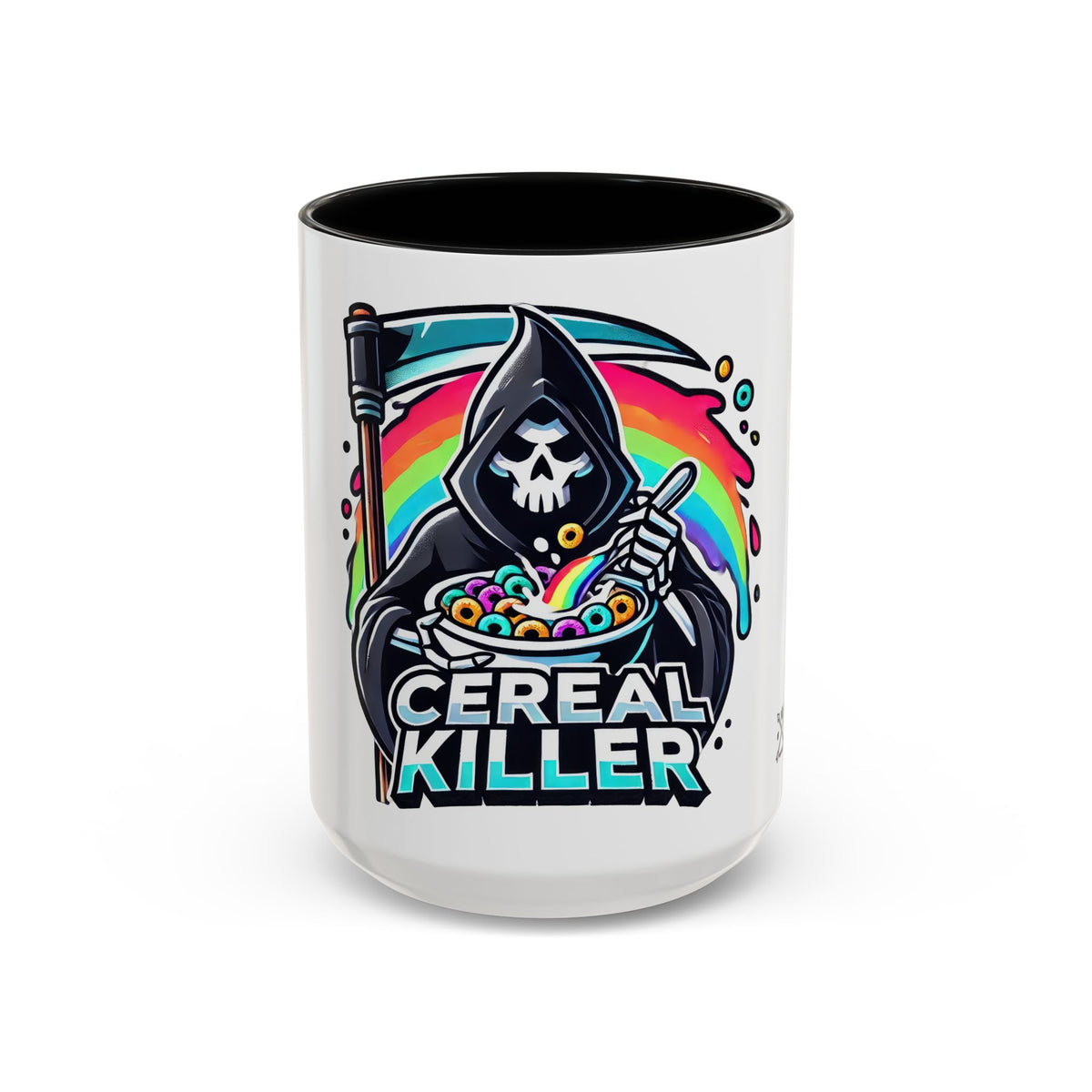 Cereal Killer Grimreaper - Accent Coffee Mug (11, 15oz)