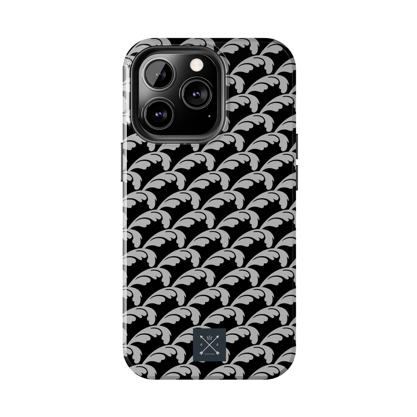Beautiful Beloved One Flourish (silver/black) - Tough Phone Cases