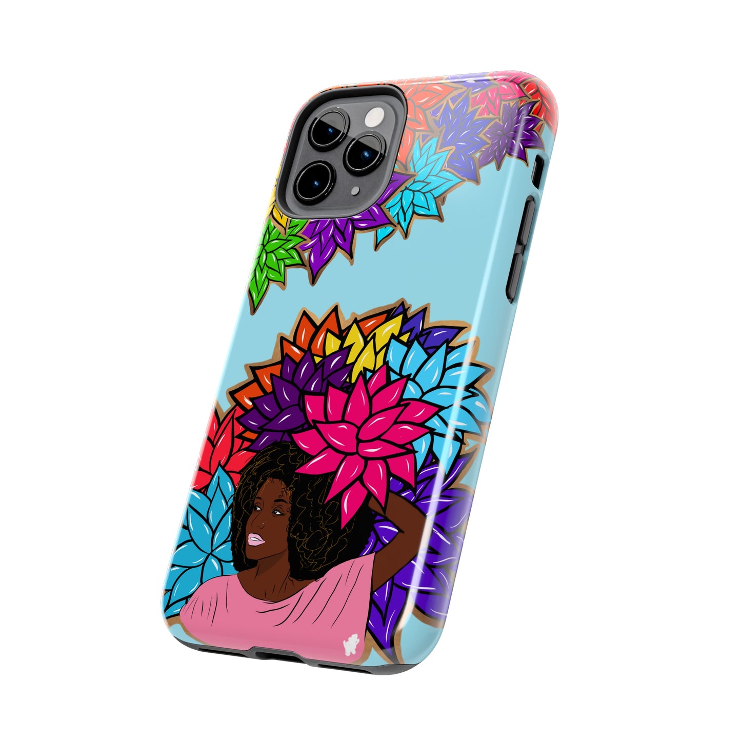 Beauty with Flowers - Tough Phone Cases