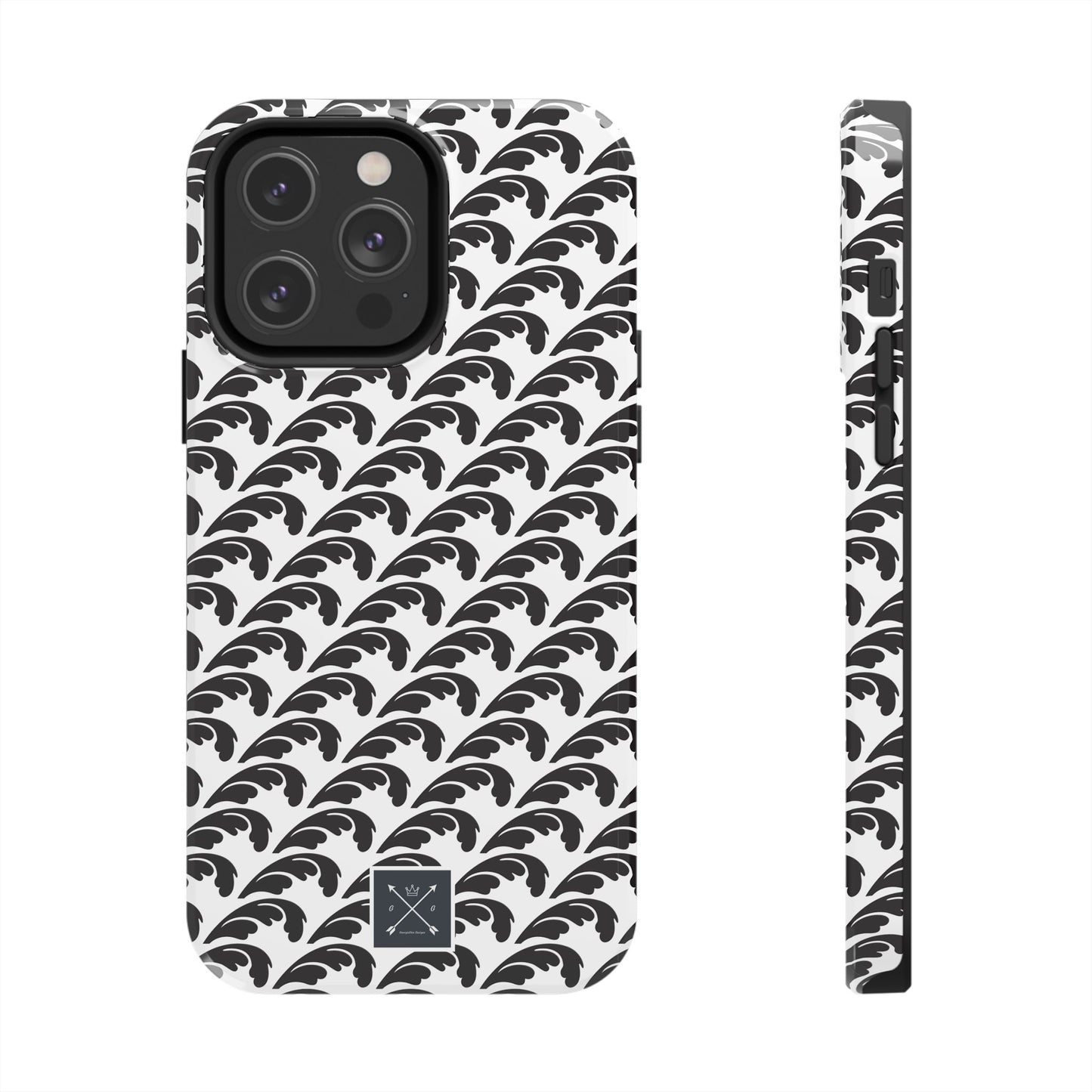 Beautiful Beloved One Flourish (black/white) - Tough Phone Cases