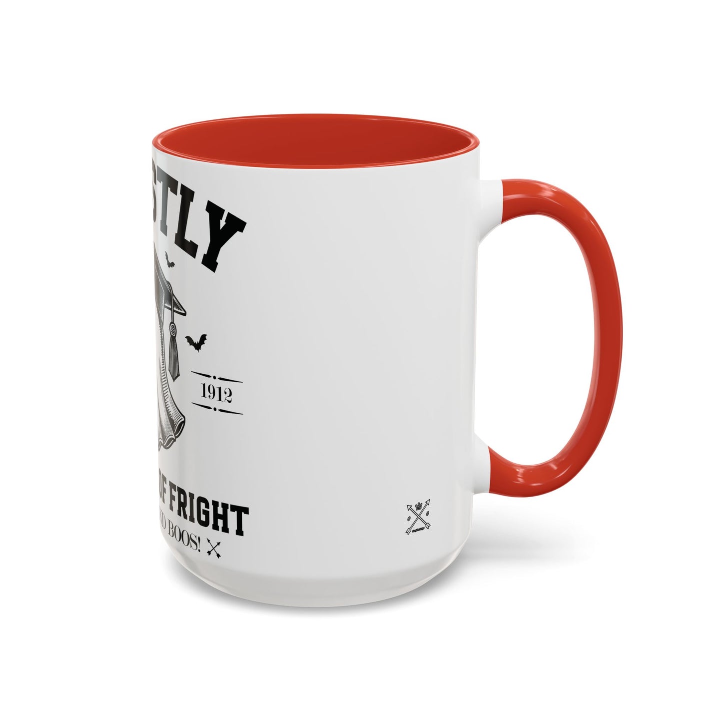 Ghostly Institute of Fright - Accent Coffee Mug (11, 15oz)