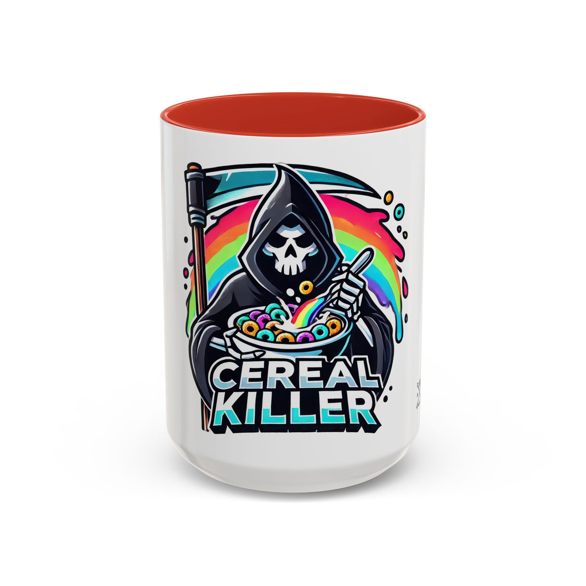 Cereal Killer Grimreaper - Accent Coffee Mug (11, 15oz)