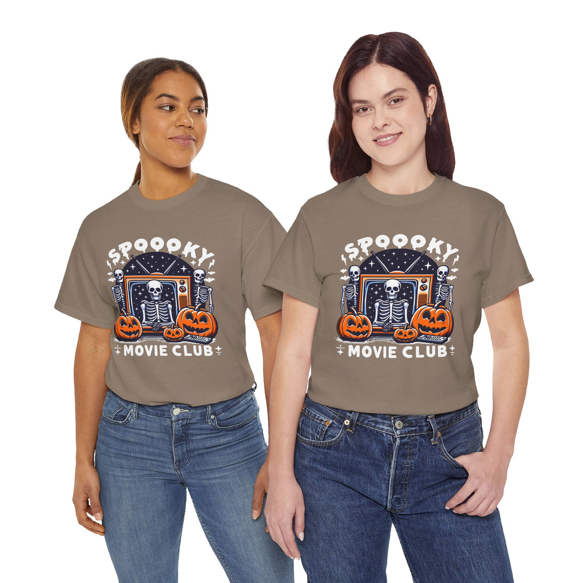 Spooky Movie Club -  Unisex Cotton Tee