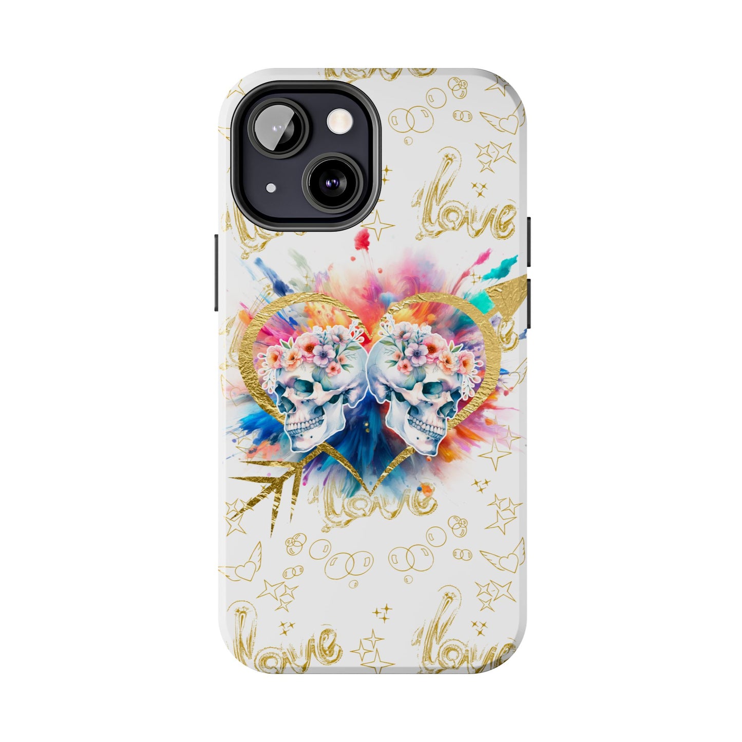 Love is Golden Watercolor - Tough Phone Cases
