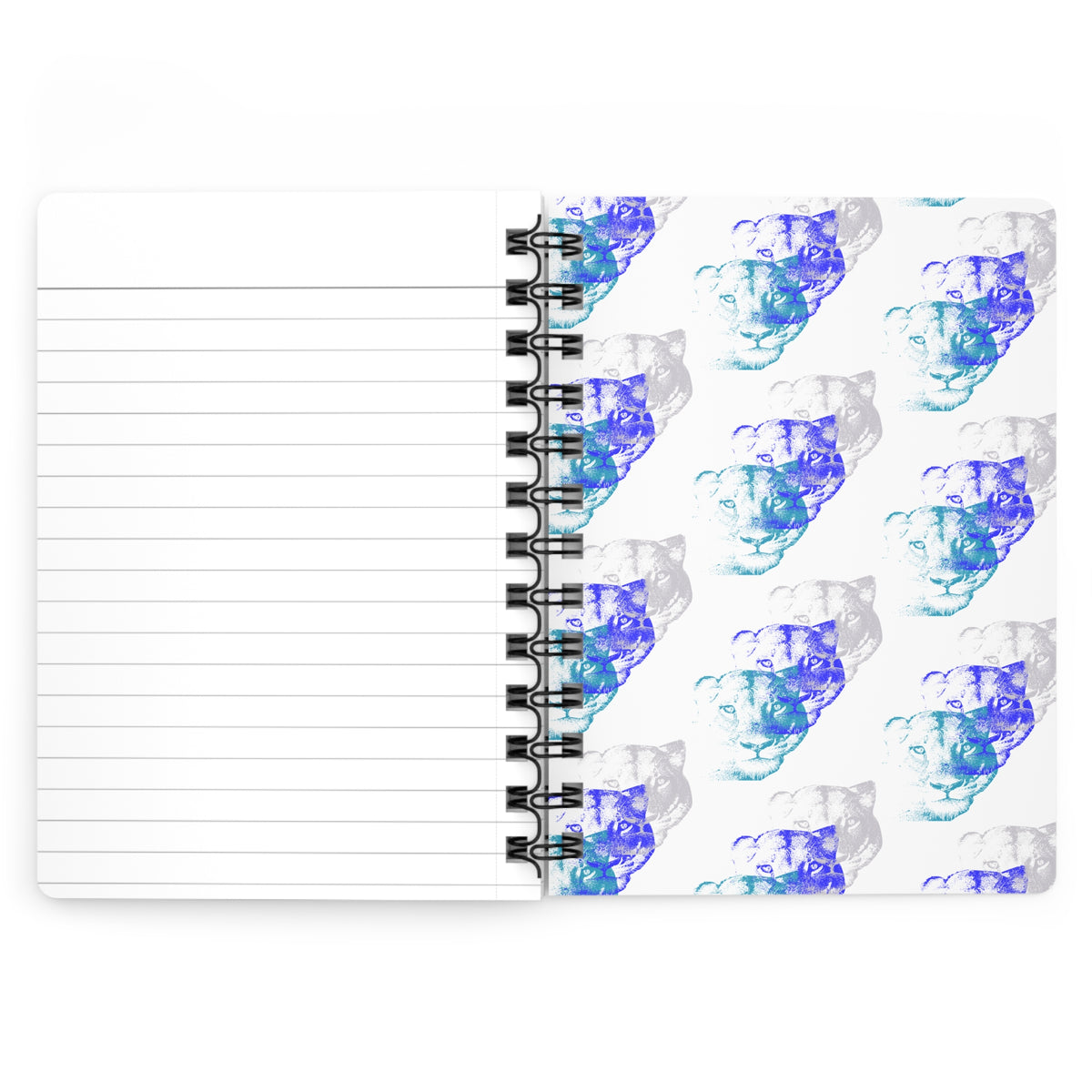 Lioness Arising - Spiral Notebook - Ruled Line - wht