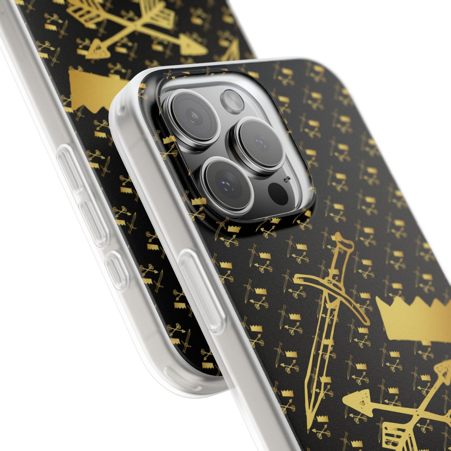Gold and Bold Warrior - Flexi  Phone Cases