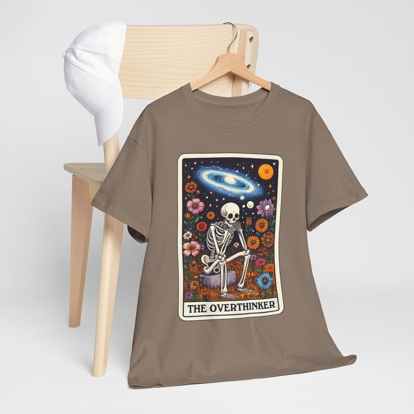 The Overthinker Skeletal Tarot - Unisex T-shirt