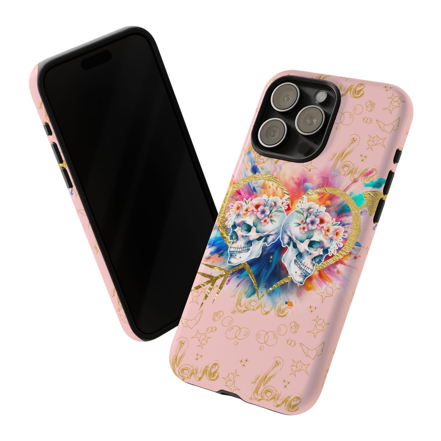 Love is Golden Watercolor (pink) - Tough Cases
