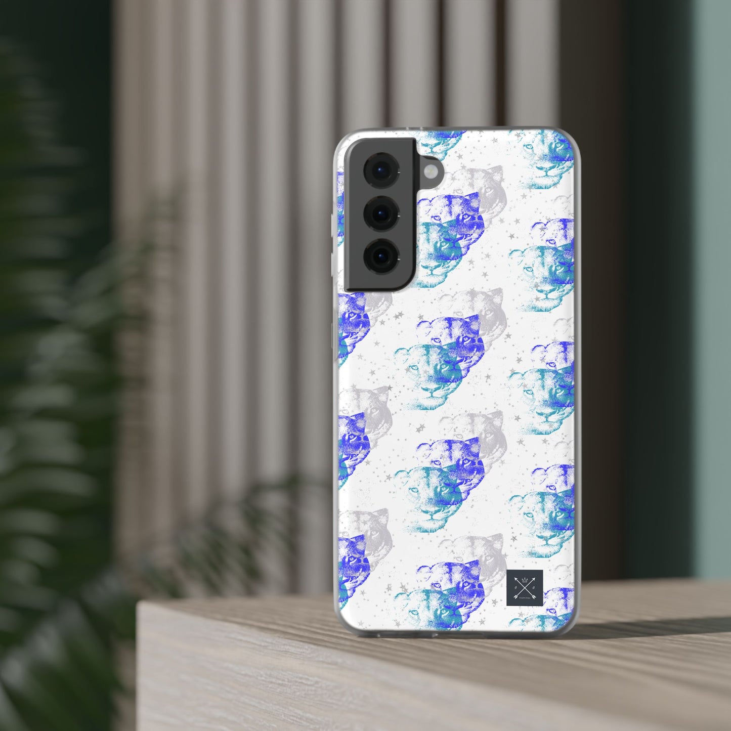 Lioness Arising (white/blue) - Flexi Phone Cases