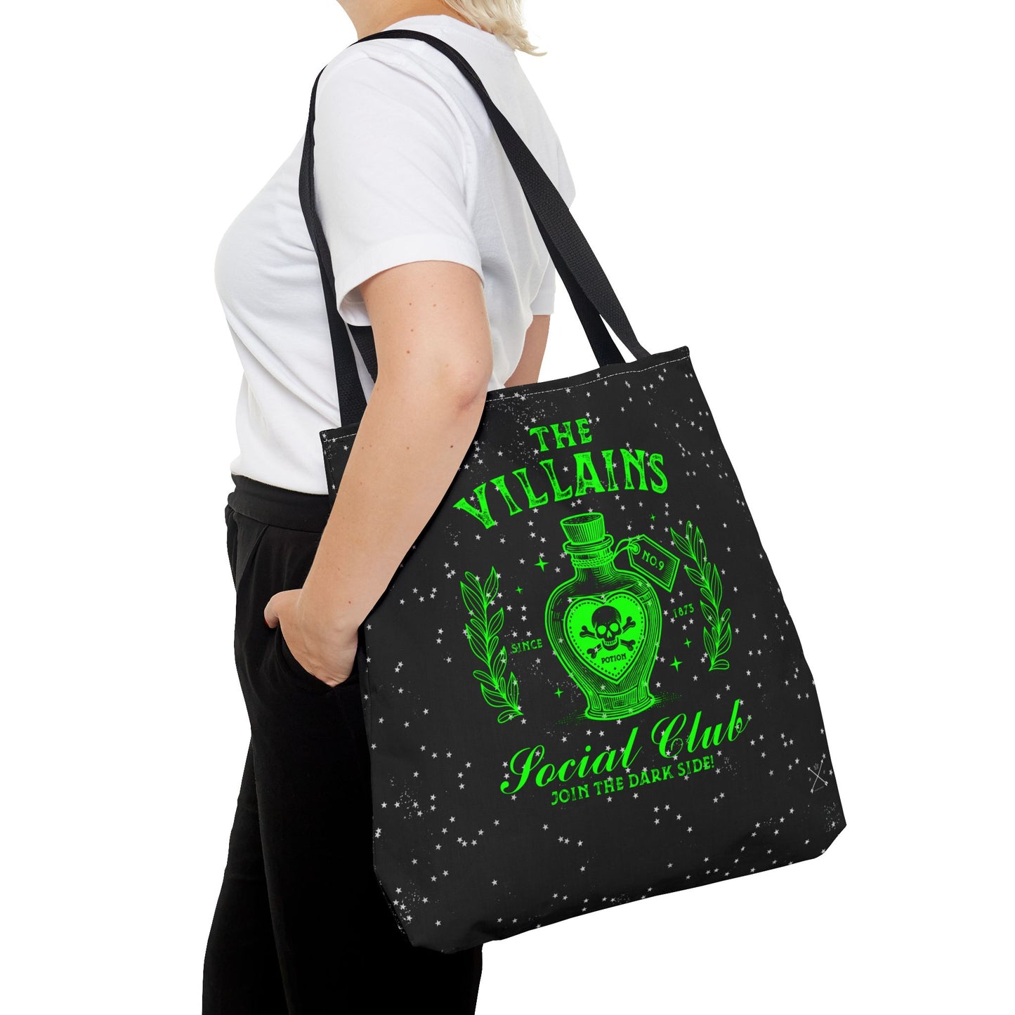 The Villains Social Club (Green) - Tote Bag (AOP)