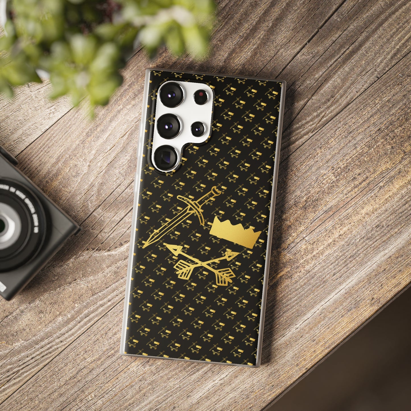 Gold and Bold Warrior - Flexi  Phone Cases