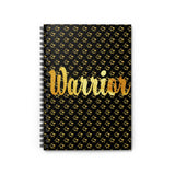 Gold and Bold Warrior - Spiral Notebook - Ruled Line