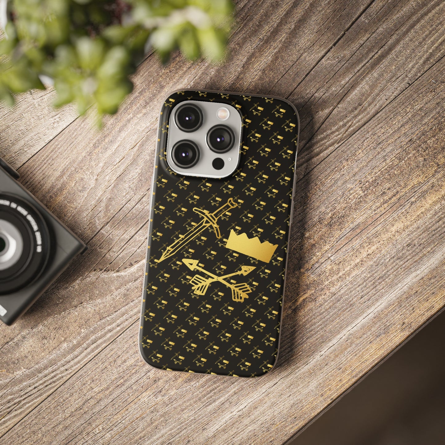 Gold and Bold Warrior - Flexi  Phone Cases
