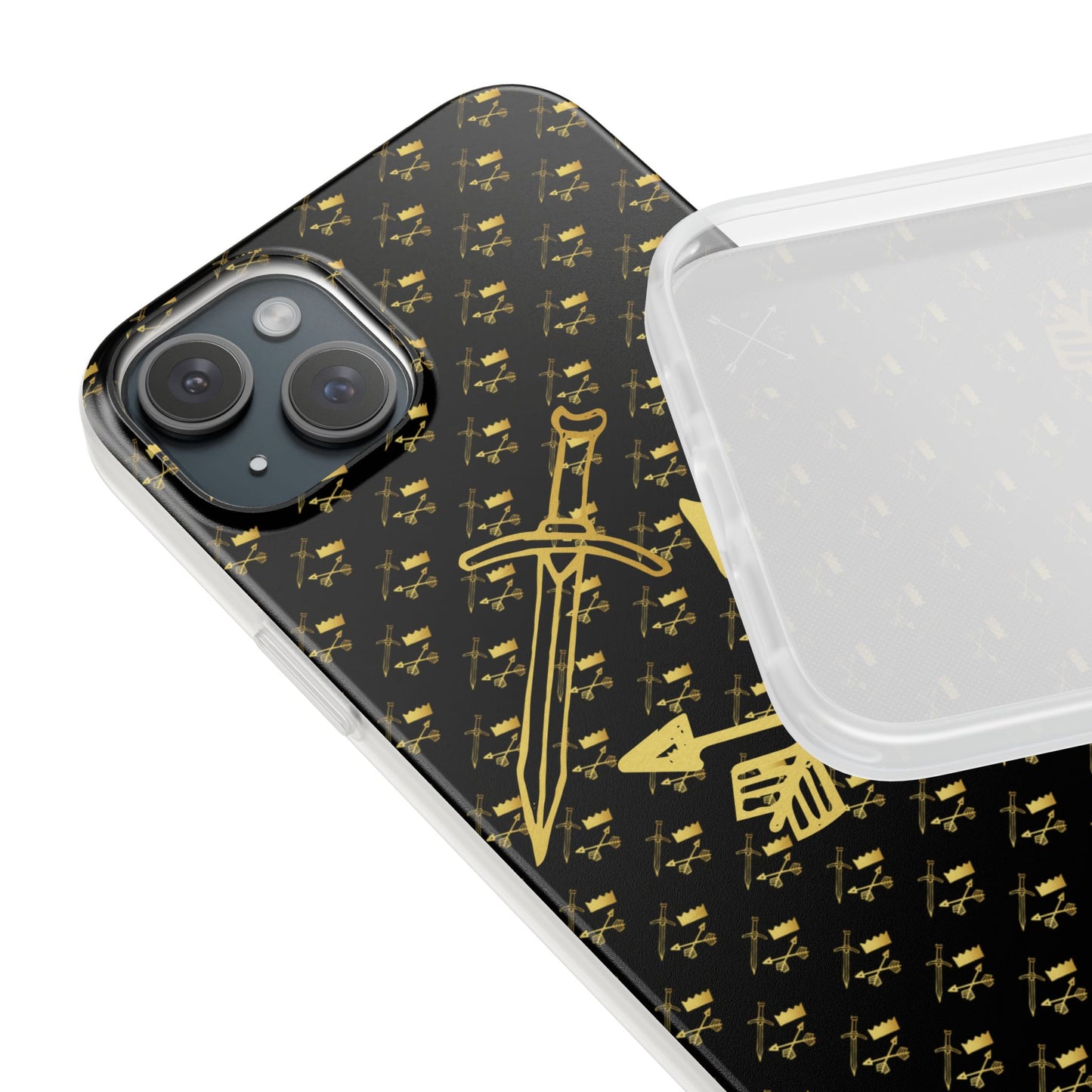 Gold and Bold Warrior - Flexi  Phone Cases