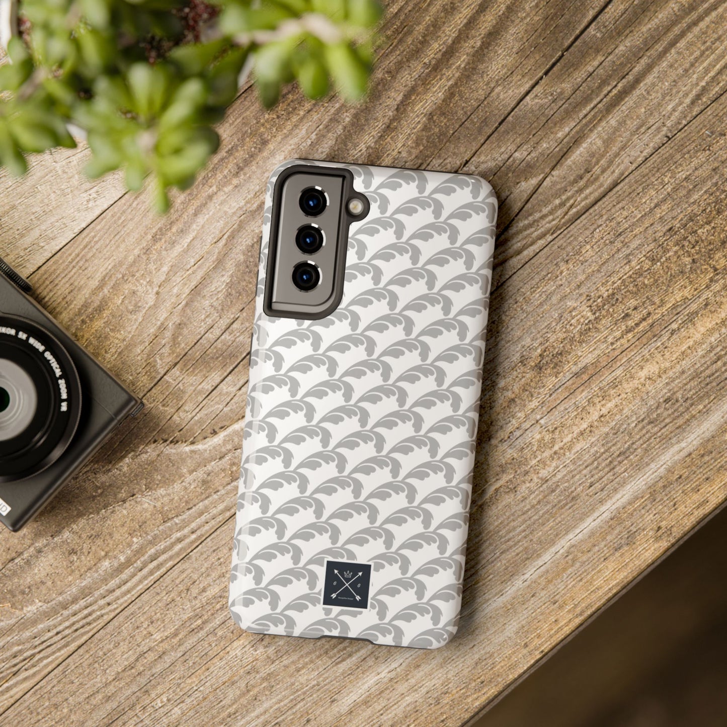 Beautiful Beloved Flourish (white/silver) - Tough Phone Cases