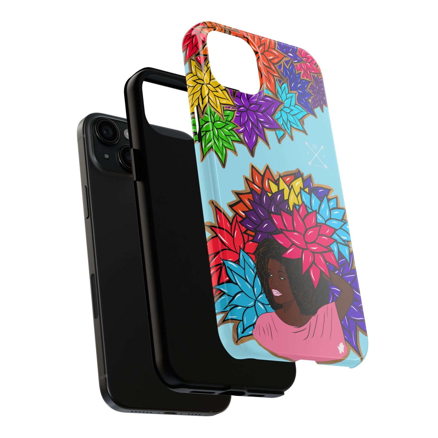 Beauty with Flowers - Tough Phone Cases